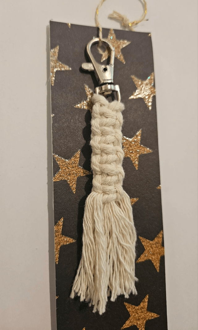 Porte clés petit macramé 