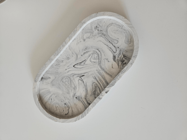 Vide poche gris marbré 