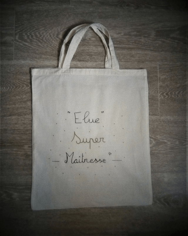 Sac "élue super maîtresse