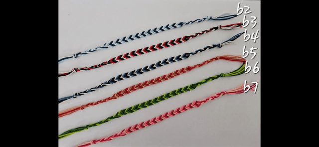 Bracelet  bronze/jaune/écru 