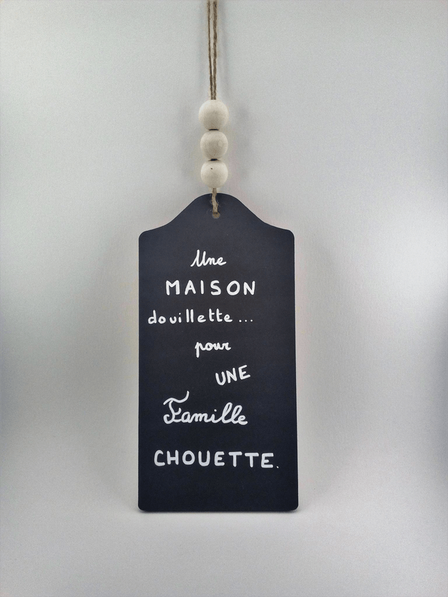 plaque maison