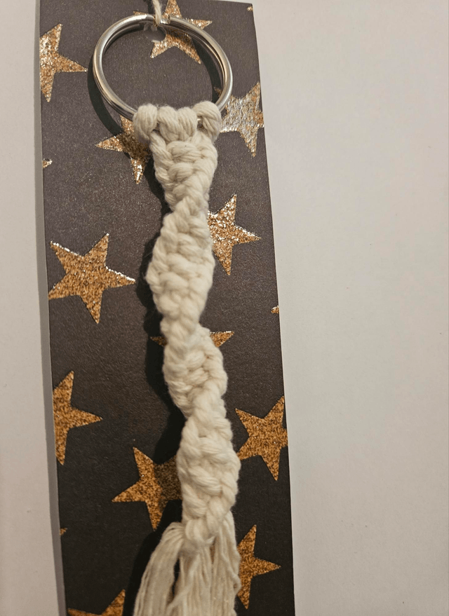Porte clés macramé