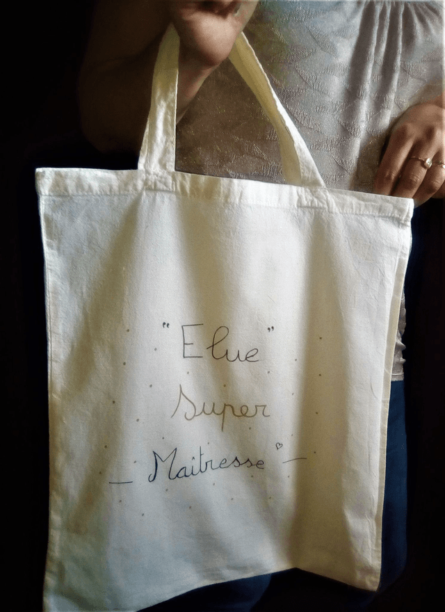 Sac "élue super maîtresse