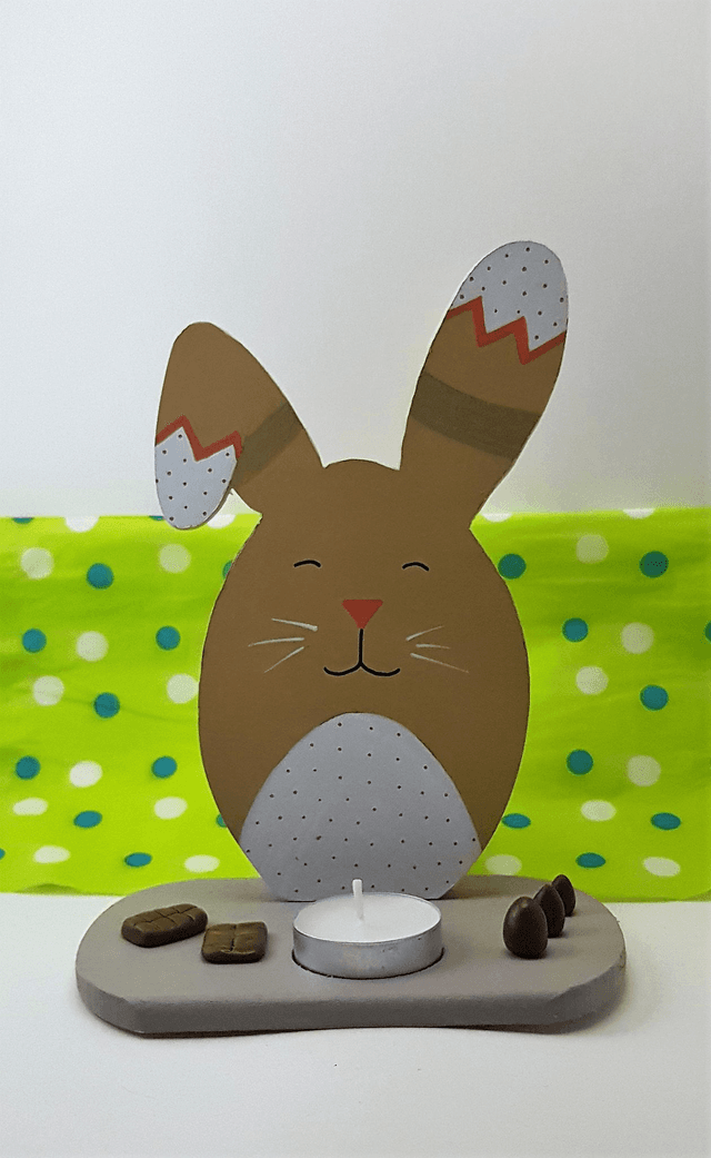 Bougeoir lapin de paques