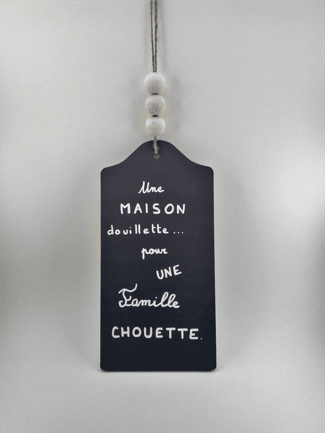 plaque maison